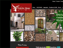 Tablet Screenshot of falconstonesupply.com